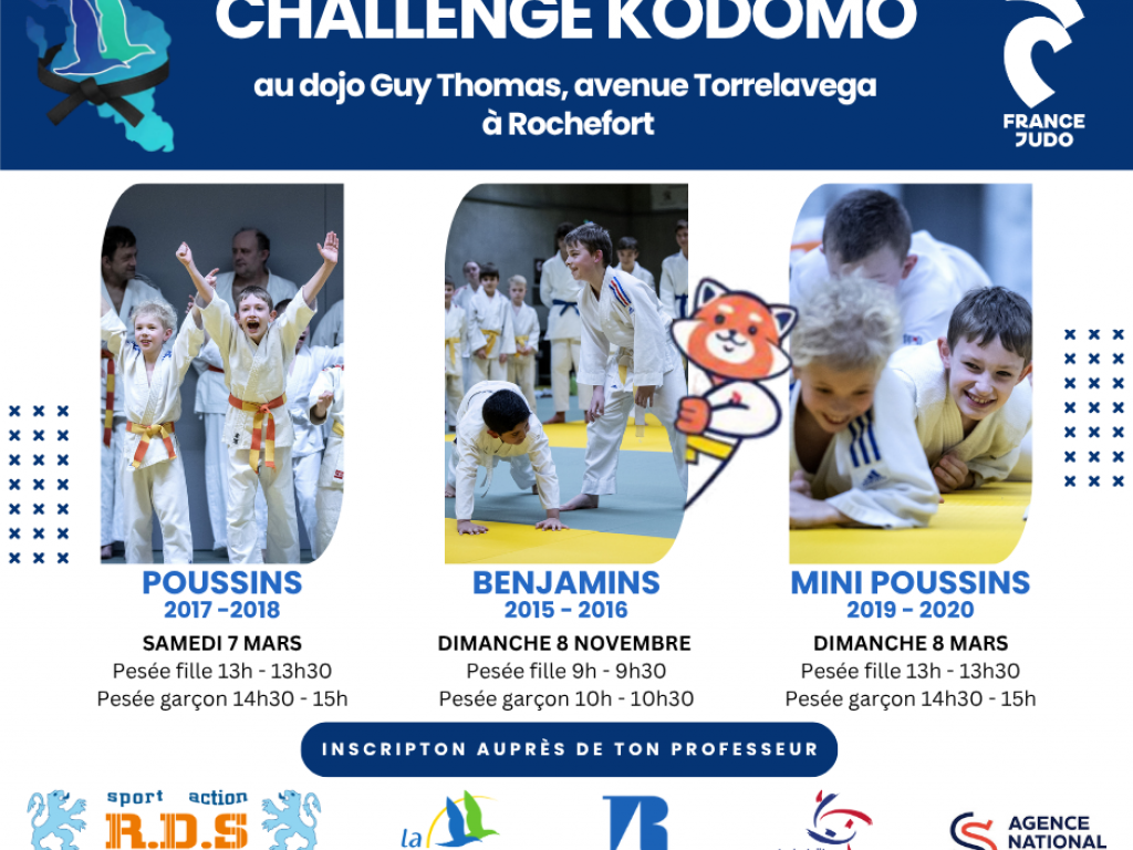 Image de l'actu 'Challenge Kodomo : rendez-vous pour les jeunes judokas !'