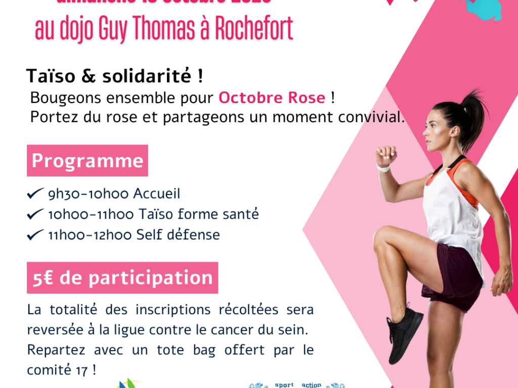 Image de l'actu 'Taïso Rose : bougeons ensemble pour Octobre Rose !'