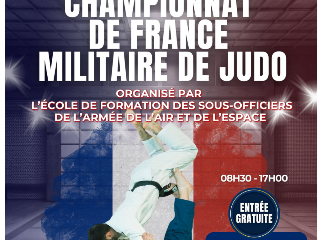 Image de l'actu 'Championnat de France Militaire de Judo – Rochefort les 18 & 19 février 2026'